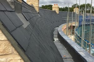 Curved Slate Roof