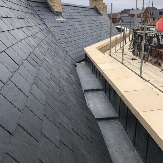 Curved Commercial Roofing in Towcester